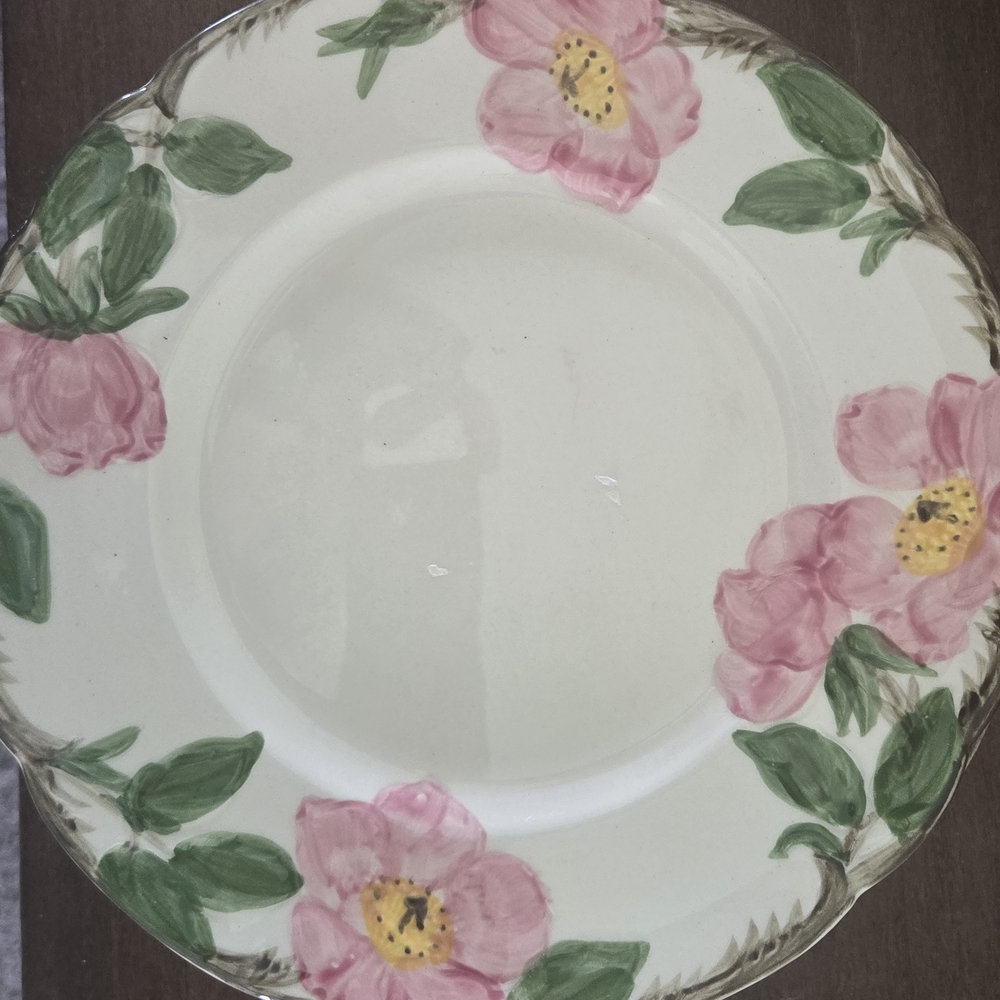 Floral Ceramic Tea Set with Pink and Green Accents - Picture 11 of 12